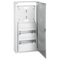 Cache pour tableau d'abonné - IP 40 - IK 07 - 2 rangées - 651x326x126 - blanc