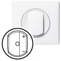 Enjoliveur Céliane - cde pour télévariateur / variateur CPL-IR - blanc