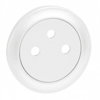 Enjoliveur Céliane - prise 2P+T Surface - blanc
