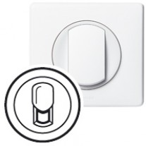 Enjoliveur Céliane - prise téléphone pour réseau mixte et basique - blanc