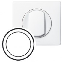 Enjoliveur Céliane - sonde pour thermostat - blanc