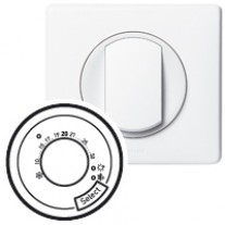Enjoliveur Céliane - thermostat fil pilote / CPL - blanc
