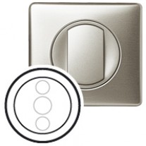 Enjoliveur Céliane - variateur à commande tactile - verre kaolin