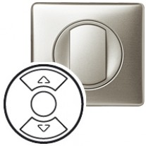 Enjoliveur Céliane - interrupteur / poussoir / cde pour fenêtre de toit - titane