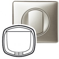 Enjoliveur Céliane - interrupteur à badge - titane