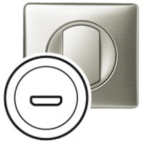 Enjoliveur Céliane - prise audio/video HDMI - titane