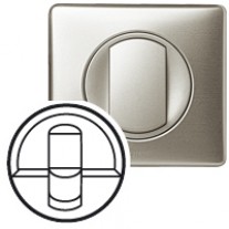 Enjoliveur Céliane - prise RJ 45 - titane