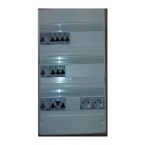 Coffret Legrand équipé 3 rangée 13 modules Sans Porte