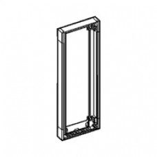 Rehausse ép 50 mm - pour coffret Ekinoxe 3x13 modules avec platine - blanc RAL 9010