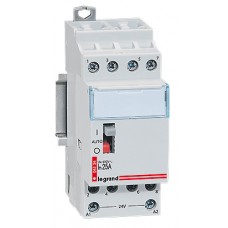 Contacteur de puissance cde manuelle - 24 V~ Lexic - 2P - 400V~ - 25 A - 4F