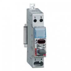 Poussoir, interrupteur poussoir Lexic - dble fonct - 20 A - 250 V~ - 1 NO+voyant vert