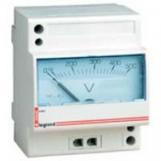 Voltmètre analogique Lexic - échelle 0-500 V - 4 modules