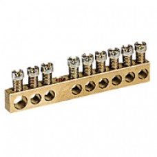 Bornier de répartition - nu à visser - 1 connexion 6 à 25 mm² - L. 192 mm