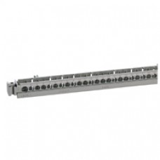 Support de borniers - vide - 35 trous - L. 276 mm - Ekinoxe TX
