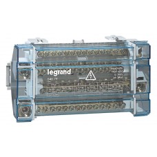 Répartiteur modulaire monobloc Lexic - 4P - 160 A - 15 connexions - 10 modules