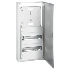 Cache pour tableau d'abonné - IP 40 - IK 07 - 2 rangées - 651x326x126 - blanc