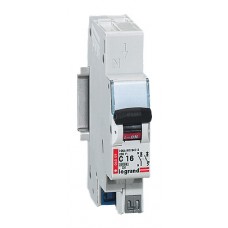 Disjoncteur magnéto-therm DX 6000 - Lexic auto - 1P+N - 230 V~ - 16 A - courbe C Legrand