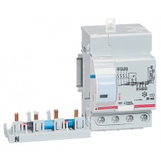 Bloc différentiel adaptateur DX - Lexic auto - 4P - 400 V~ - 63 A - type AC - 30 mA