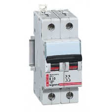 Disjoncteur magnéto-therm DX 6000 - Lexic à vis - 2P - 230/400 V~ - 10 A - courbe B Legrand