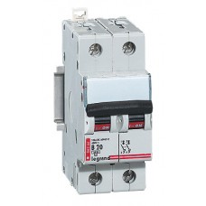 Disjoncteur magnéto-therm DX 6000 - Lexic à vis - 2P - 230/400 V~ - 20 A - courbe B Legrand