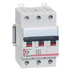 Disjoncteur magnéto-therm DX 6000 - Lexic à vis - 3P - 400 V~ - 20 A - courbe B Legrand