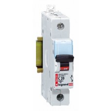 Disjoncteur magnéto-therm DX 6000 - Lexic à vis - 1P - 230/400 V~ - 20 A - courbe C Legrand
