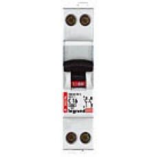 Disjoncteur magnéto-therm DX 6000 - Lexic à vis - 1P+N - 230 V~ - 16 A - courbe C Legrand