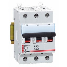 Disjoncteur magnéto-therm DX 6000 - Lexic à vis - 3P - 400 V~ - 16 A - courbe C Legrand
