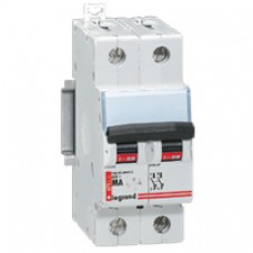 Disjoncteur magnétique seul DX-MA - Lexic - 2P - 2,5 A - 25 kA - courbe MA Legrand