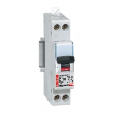 Disjoncteur magnéto-therm DX 4500-Lexic à vis-1P+N - 230 V~ - 10 A - courbe C Legrand