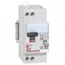Disjoncteur différentiel monobloc DX 6000 - Lexic à vis- 1P+N - 230 V~ - 25 A - type Hpi -30 mA Legrand
