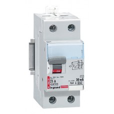 Interrupteur différentiel DX Lexic à vis - 2P - 230 V~ - 25 A - type AC - 30 mA - départ bas