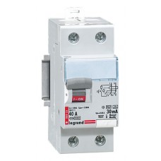 Interrupteur différentiel DX Lexic à vis - 2P - 230 V~ - 40 A - type Hpi - 30 mA - départ bas