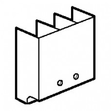 Cache-borne protection aval - 3P - pour DPX 630 - XL-Part 1600