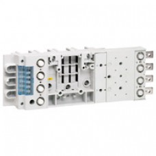 Base support XL-Part 1600 - 4P - DPX 630 différentiel aval extractible