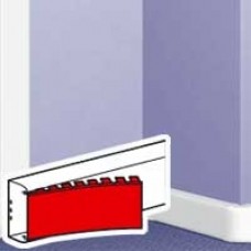 Goulotte DLP design 50x105 mm - blanc - 2 m