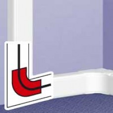 Accessoire VDI pour angle plat - toute DLP (sauf 35x80 et couv 40) - blanc