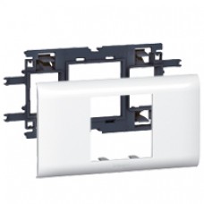 Support Mosaic - pour DLP couv 65 mm - 2 modules