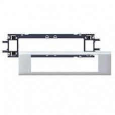 Support Mosaic - pour DLP couv 65 mm - 8 modules - aluminium 