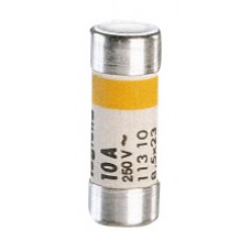 Cartouche domestique cylindrique - 8,5x23 mm - sans voyant - 10 A