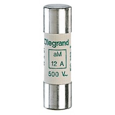 Cartouche industrielle cylindrique - aM - 14x51 mm - sans percuteur - 12 A