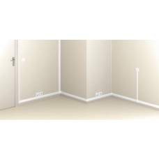 Moulure Céliane finition plâtre 50x18 mm - avec cloison - L. 2,1 m