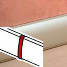 Joints de couvercle (4) - pour plinthe Céliane finition titane 82,5x12,5 mm
