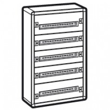 Coffret distribution métal XL3 160 - tout modulaire - 5 rangées - 900x575x147