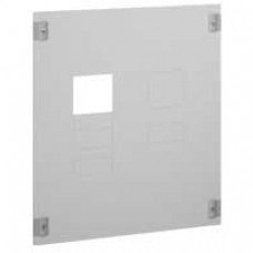Plastron métal XL3 400 - pour 1 à 2 DPX 250 avec différentiel fixe - vertical - H 600