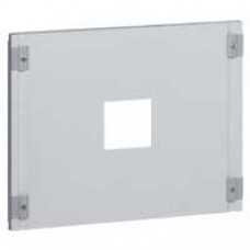 Plastron isolant XL3 400 - pour 1 DPX 250/DPX 630 (400 A) - vert centré - H 400