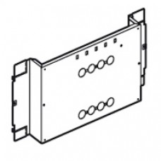 Platine fixe XL3 800/4000 - pour 1 ou 2 DPX-IS 250 - pos. verticale - 36 modules