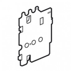 Platine de montage DPX 125 fixe - pour dispositif réglable réf. 207 10/60