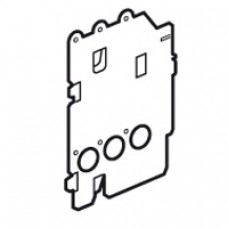 Platine de montage DPX 125 fixe avec différentiel - pour dispositif réglable réf. 207 12/62