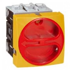 Interrupteur sectionneur rotatif complet - encastré cadenassable - 3P - 32 A